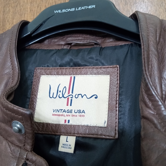 Men's leather jacket size L - Picture 4 of 4